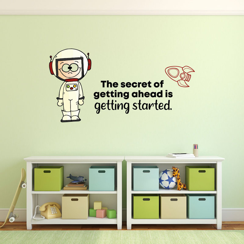 Text & Numbers Wall Decal, 20" H x 12" W