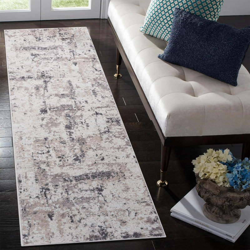 Area Rug, Machine-Woven Rug For Bedroom, Living Room, Runner 2'2" x 8'
