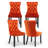 Velvet Dining Chairs, Upholstered High-end Tufted Dining Room Chair with Nailhead Back Ring-981963658-981963657