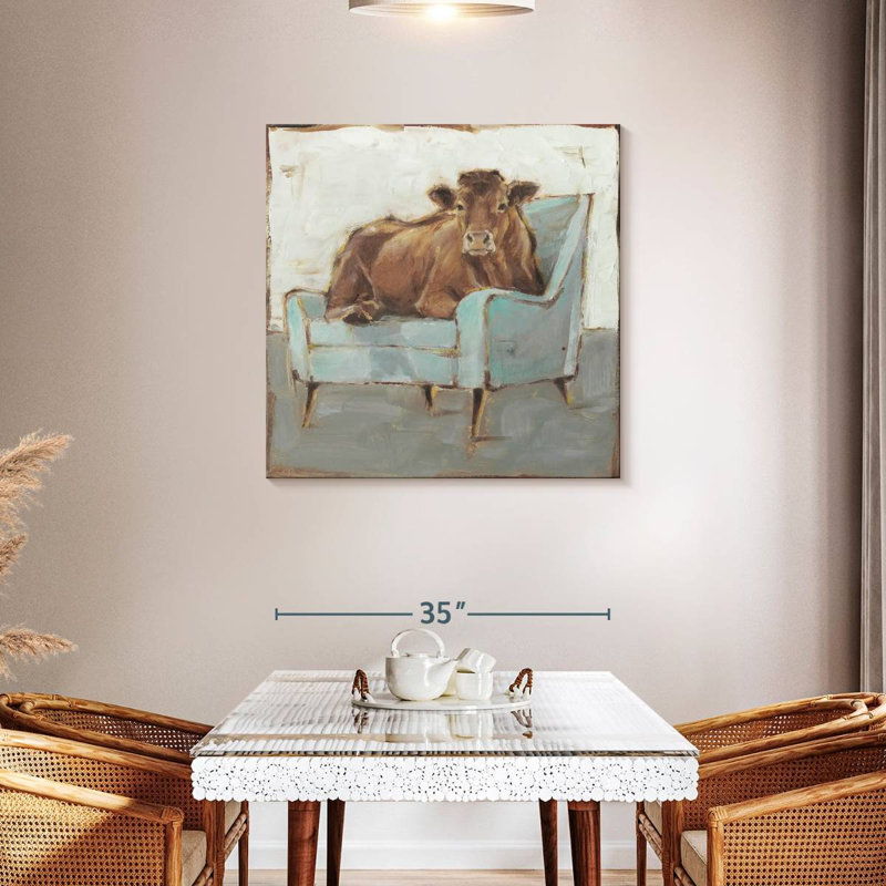 Brampt Moo-Ving In IV, 36" H x 36" W