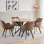Linen Blend Upholstered Armchair-186096036-186096035-186096045