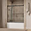 Levity 59.63" x 59.75" Bypass Bath Door with CleanCoat® Technology-203703923-170529351