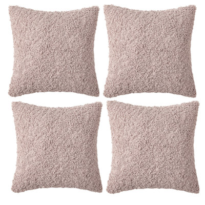 Faux Sheep Fur Faux Fur Reversible Pillow Cover