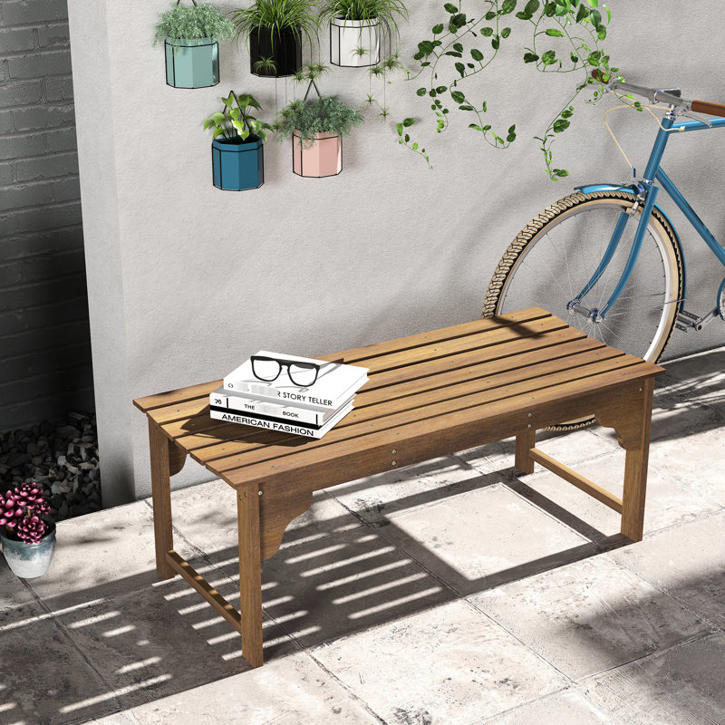 Banc en bois Rustic Deck