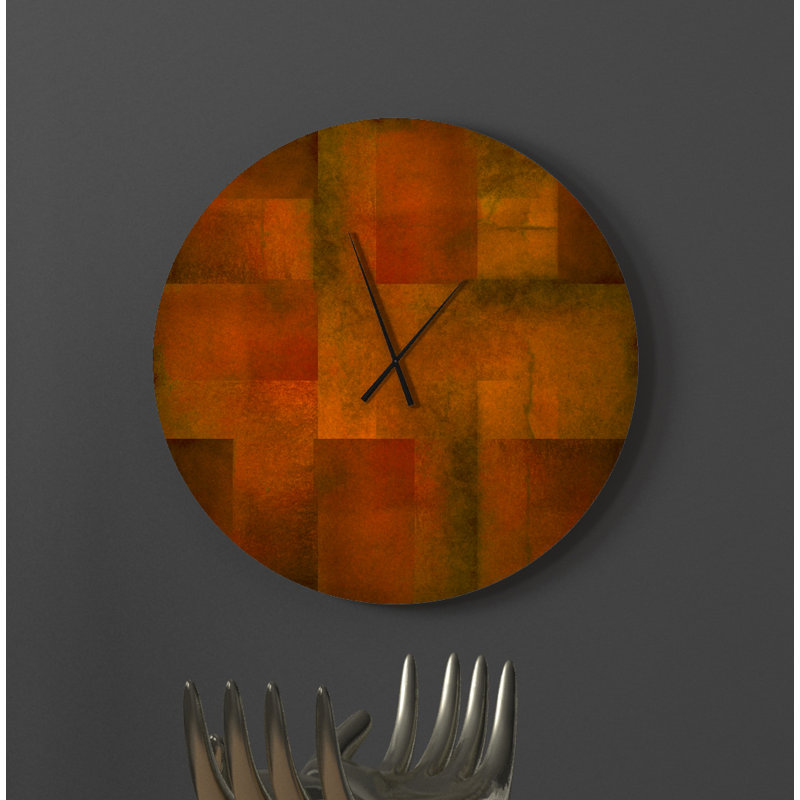 Mehaya Metal Wall Clock, Small