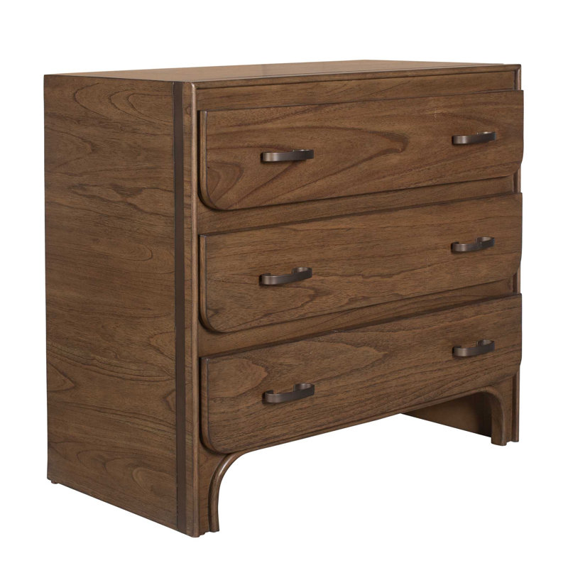  McKagan 3 Drawer Mindi Wood Chest