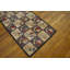 American Hooked 1930s Small Scatter Size Antique Multicolor Wool Rug