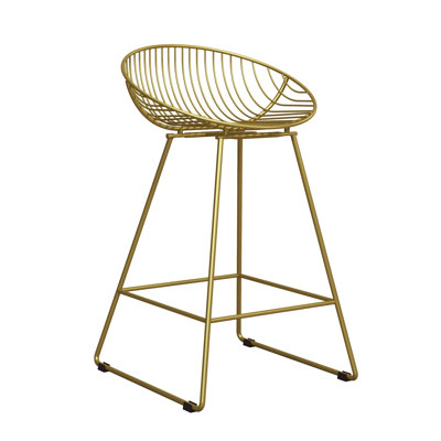 Counter Stool with Metal Frame