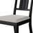Black 5-Piece Round Dining Set With Upholstered Chairs-356628752