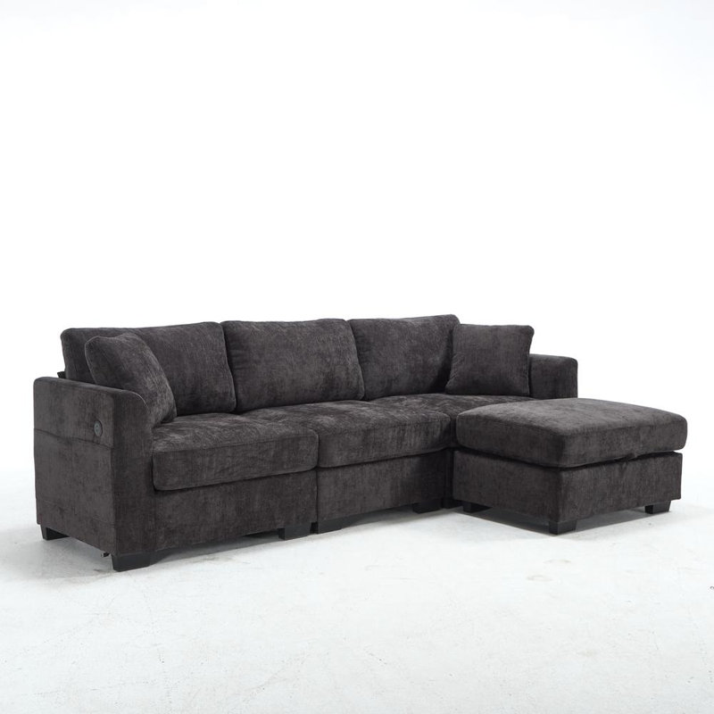 4-Seat Sofa (Black)