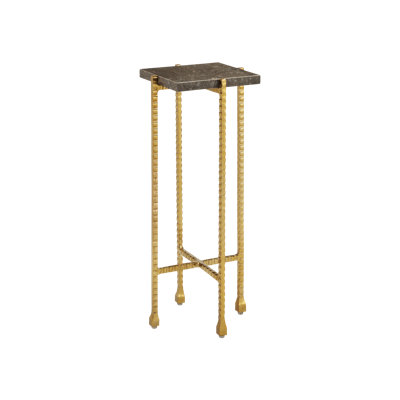 Flying Gold Marble End Table