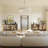 4-Door Accent Cabinet With Tempered Glass And Adjustable Lights