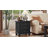 Farmhouse Nightstand with 3 Drawers, Rustic Couch End Table with 4 Square Solid Wood Legs, Mid-Century Modern Bed Side Table with Storage, Small Dresser for Bedroom, Living Room (White)-2144389954-2146392759