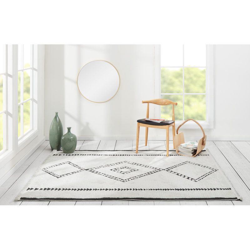 Manvil Ivory Rug, Rectangle 5'3" x 7'2"