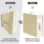 Ensemble de 6 organisateurs de draps et rangement - Organisateur de garde-robe pliable en lin, boîte de rangement de literie peu encombrante pour draps, couvertures, serviettes et taies d'oreiller