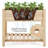 Colyt Fir Wood 2-Tier Raised Garden Bed with Drainage Holes-927464437-927464436