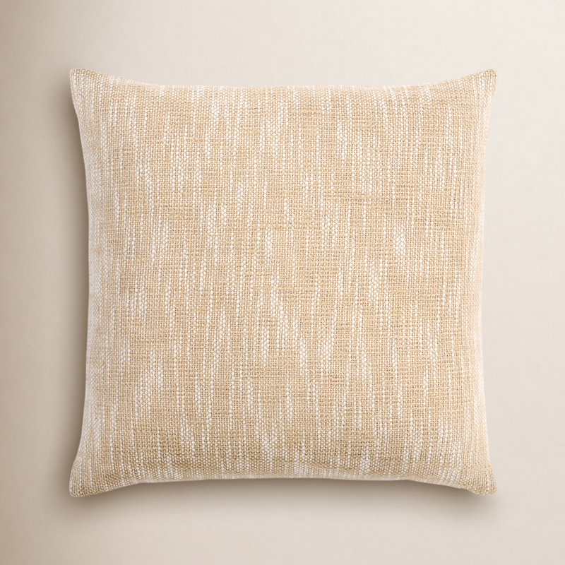 Alta Cotton Throw Pillow, 20" x 20", Down Fill