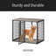 Meuble cage pour chien de 47 po avec 3 portes, pour chiens de grande taille et de taille moyenne-1733833139