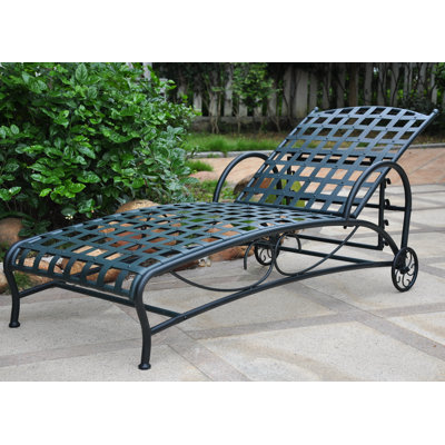 Chaise longue simple inclinable 73 po Arifa
