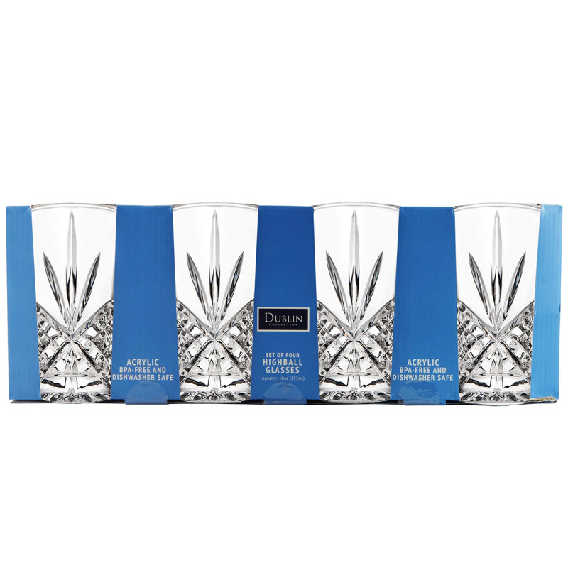 Dublin Acrylic Highball Glass 11oz