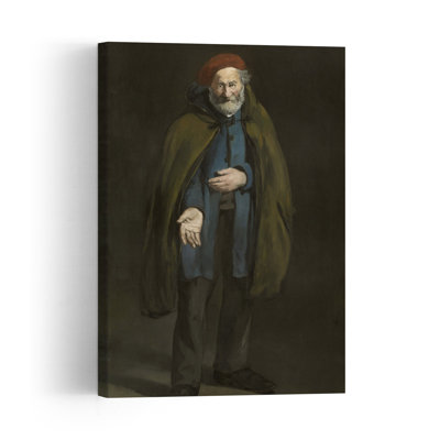 Beggar With A Duffel Coat , 1865-67 Abstract Contemporary Portrait Wall Art Print