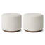 Repose-pieds rond 22,5 po, ensemble de 2-133653622