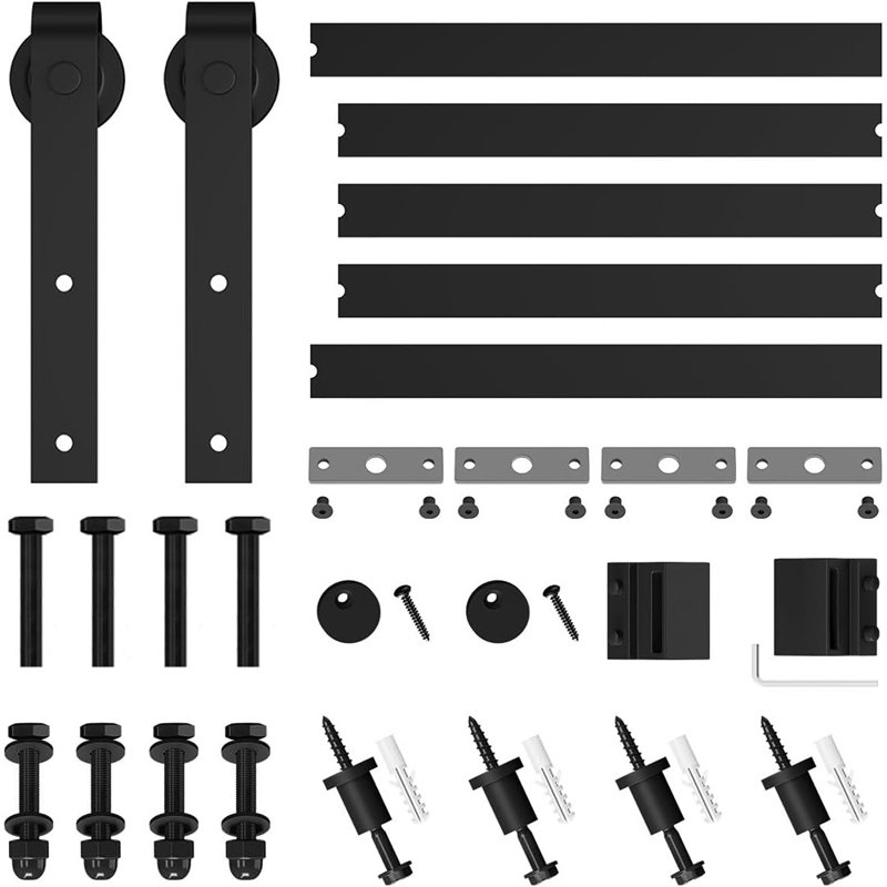 Ensemble de quincaillerie de porte de grange 6,8 pi