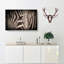 Eye of the Zebra in Abstract - Wrapped Canvas-55313188