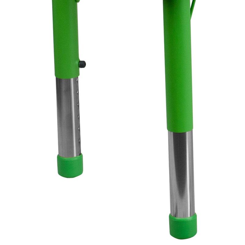 Goddard Plastic Adjustable Height Kids Activity Table, Green