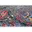 Hand Knotted Wool Area Rug in Blue