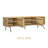 Doud TV Stand with 3 - 4 Doors for TVs up to 75’’, Media Console with Vertical Groove Design and Metal Legs, Modern Entertainment Center for Living Room and Bedroom, Effortless Assembly-955401312-955401314