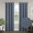 Brushed Cotton Feel 100% Blackout Grommet Curtain Pair(2 Panels)-181332431-181332429