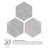 Dakota Hexagon 7.87 in. x 9.45 in. Matte Porcelain  Floor and Wall Tile-79122833
