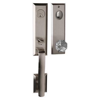 Bravura 971-925 Active Austin Handleset with Bancroft Knob in Satin Nickel