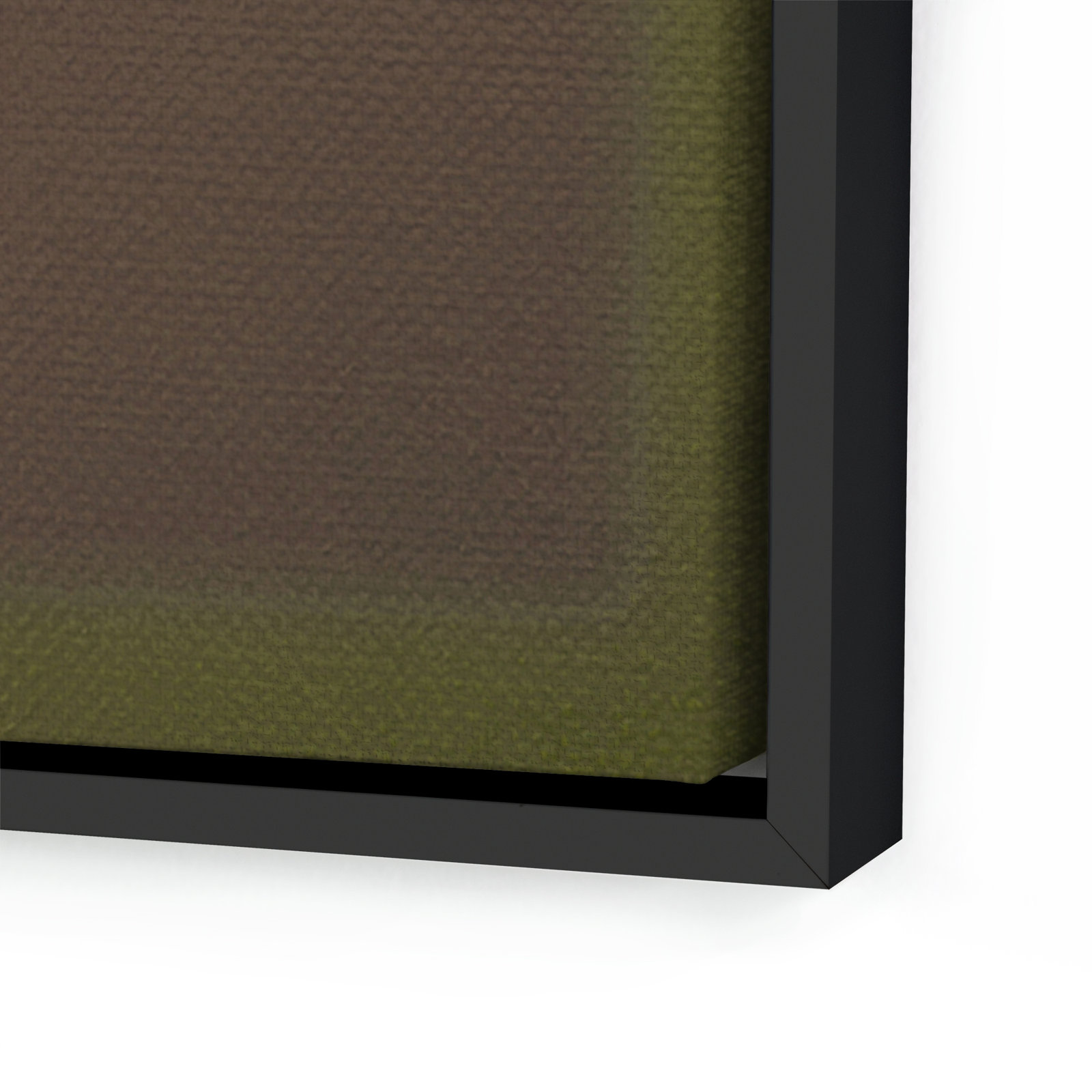 Composition Deep by Charles Stuart, 32" H x 24" W x 2" D, Black, Green