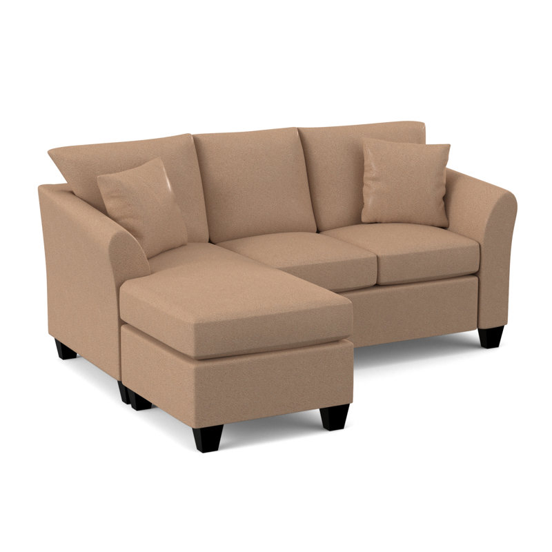 Ryant Upholstered L-Shaped Sectional Reversible, Stallion Sand