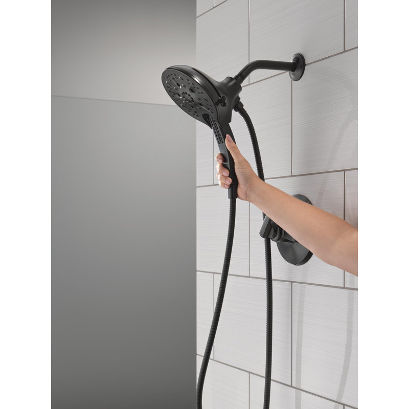 Garniture de robinet de douche à double fonction Tetra 17 Series, pomme de douche In2ition avec ensemble de garniture de jet manuel