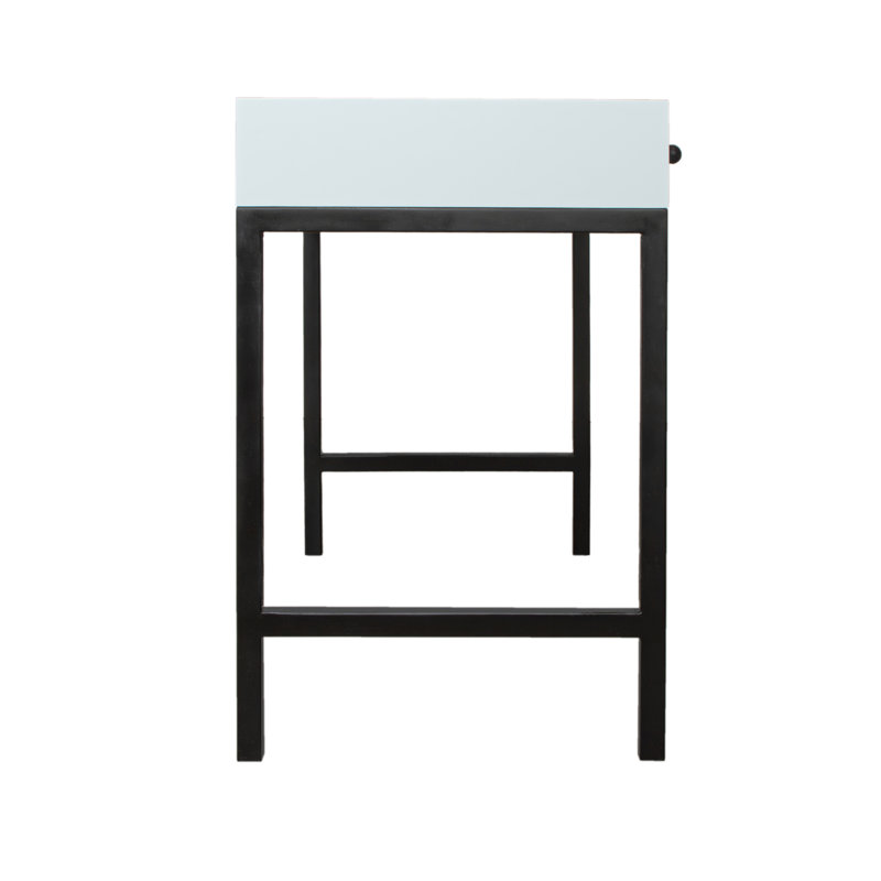 Maple Writing Desk, Light Blue