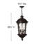 Windsor 4 -Bulb 28.5" H Outdoor Hanging Lantern-1209559063
