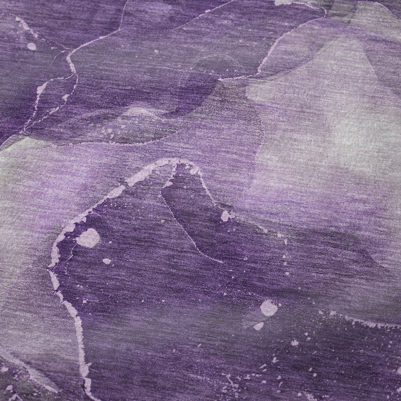 Jeté en sherpa Addison, Mauve