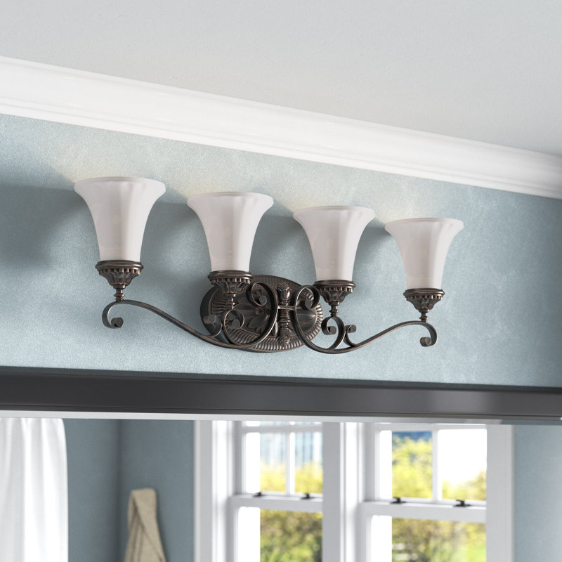 Byrnes 4 - Light Dimmable Vanity Light, Venetian Bronze