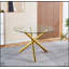 Table de salle à manger Golden avec pieds en métal et conception moderne peu encombrante pour les salons élégants-1570420936-1570420938