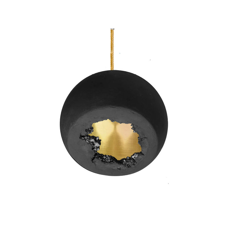 8 - Light Chandelier, 120" H x 24" W x 24" D, Brass, Matte Black/Brass