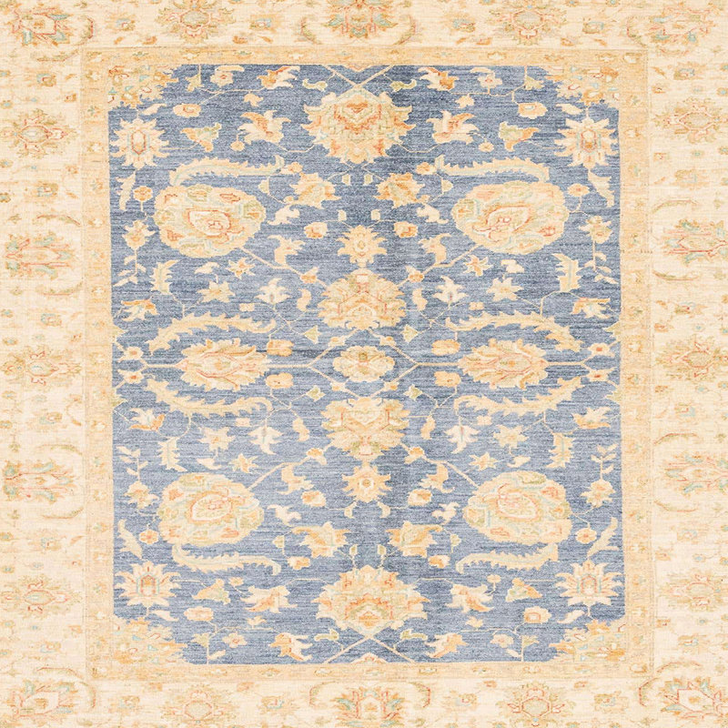 Tapis abstrait moderne 3435, Carré 8 pi