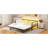Metal Daybed With LED And Adjustable Trundle, Pop Up Trundle-2077733911