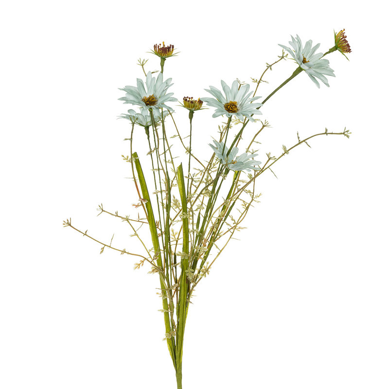 Arrangement floral marguerite, Bleu
