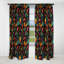 Motif tribal Frivolity Boho II - rideau Boho - rideau occultant abstrait - 1 panneaux-107555876