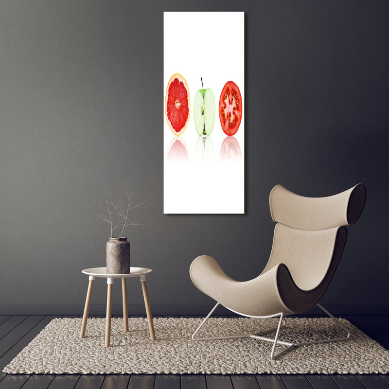 Fruits And Vegetables - Wrapped Canvas Print