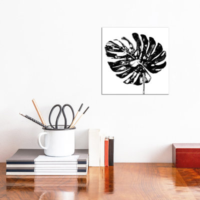 Monochrome Tropic V by June Erica Vess - Wrapped Canvas Gallery-Wrapped Canvas Giclée