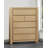 Modern Light Oak Multi-Size 6-Drawer Chest